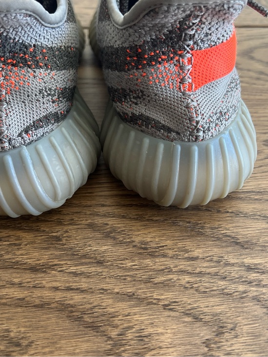 Adidas Yeezy Boost 350 V2 Gray with Orange Stripe main image 8